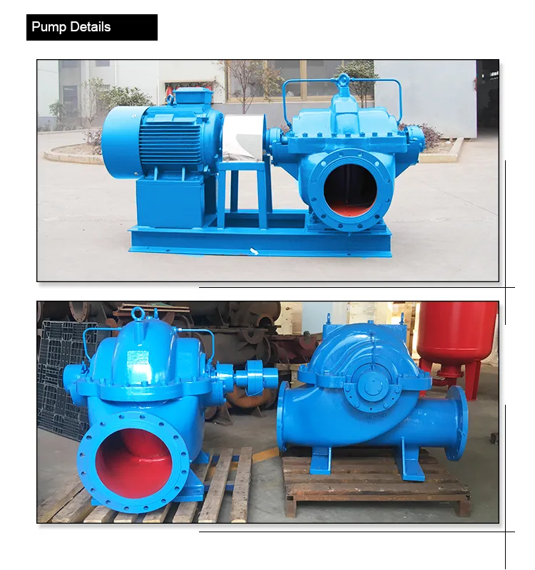 Single Stage Double Suction Centrifugal Pump for Urban Water Drainage