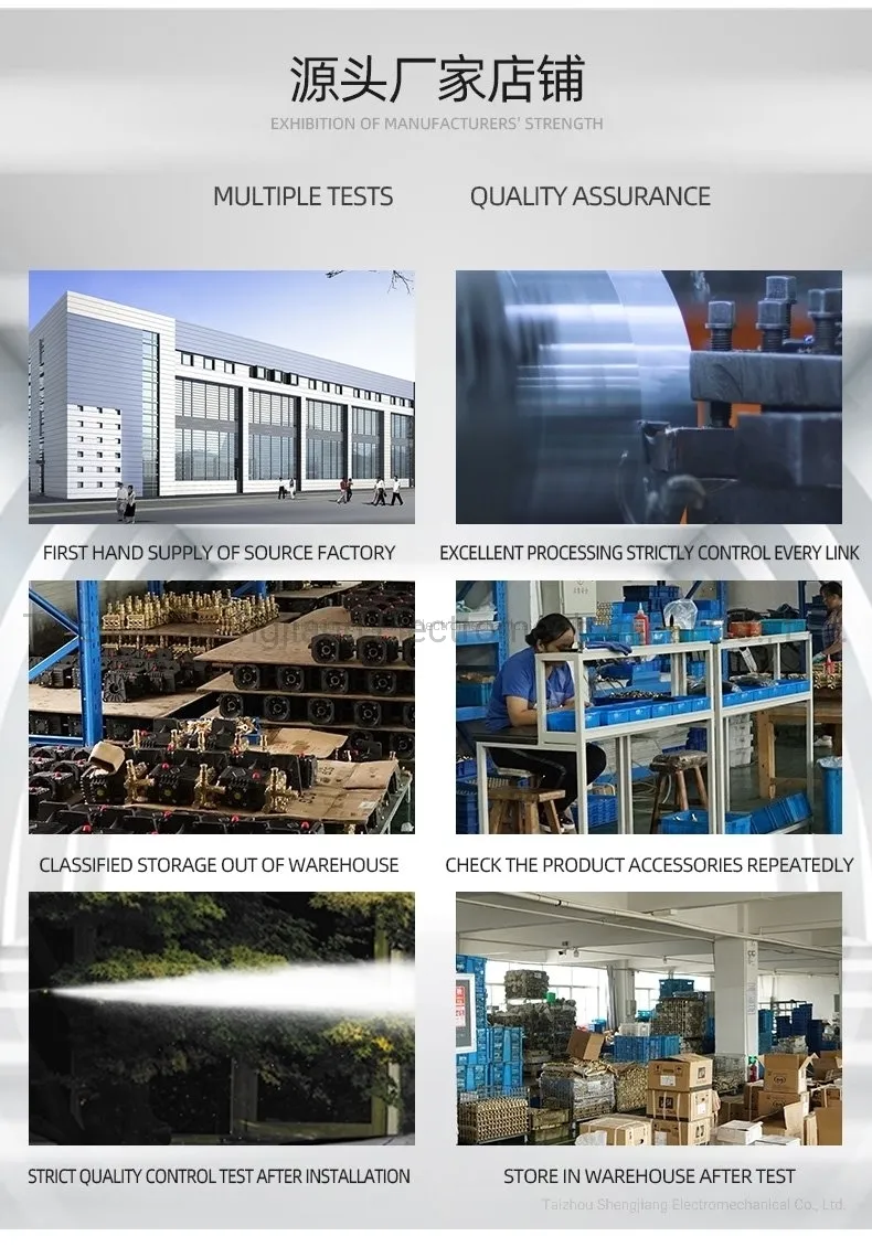 Sjz-1814 Triplex 200 Bar Motor Plunger Pump for Car Cleaning Washer