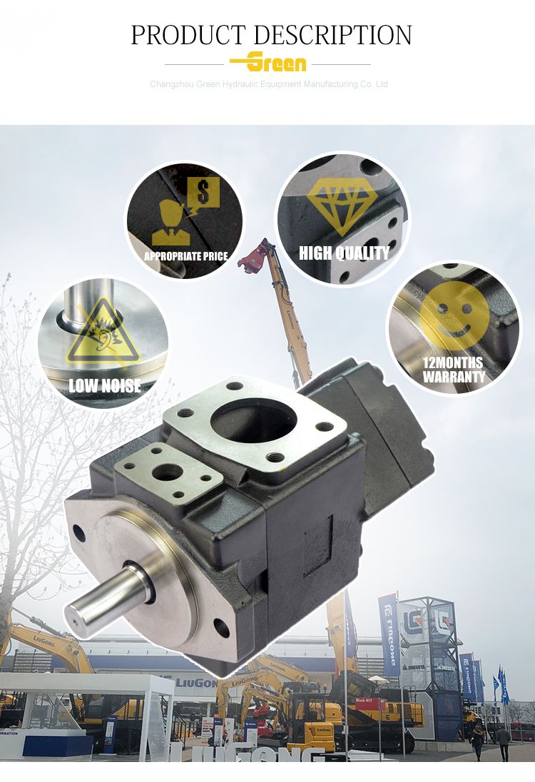 Spare Parts Yuken PV2r24A PV2r34A PV2r12 PV2r13 PV2r23 Hydraulic Vane Pump