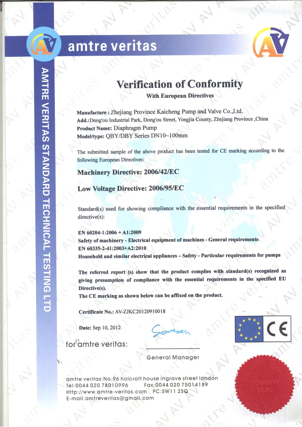 Stainless Steel Double Diaphragm Pump