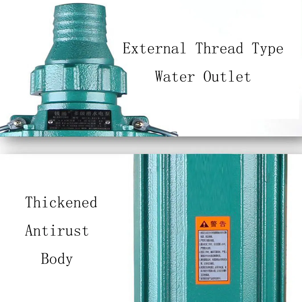 Submersible Dewatering Mining and Construction Sewage Kbz Electric High Chrome Impeller Water Pump