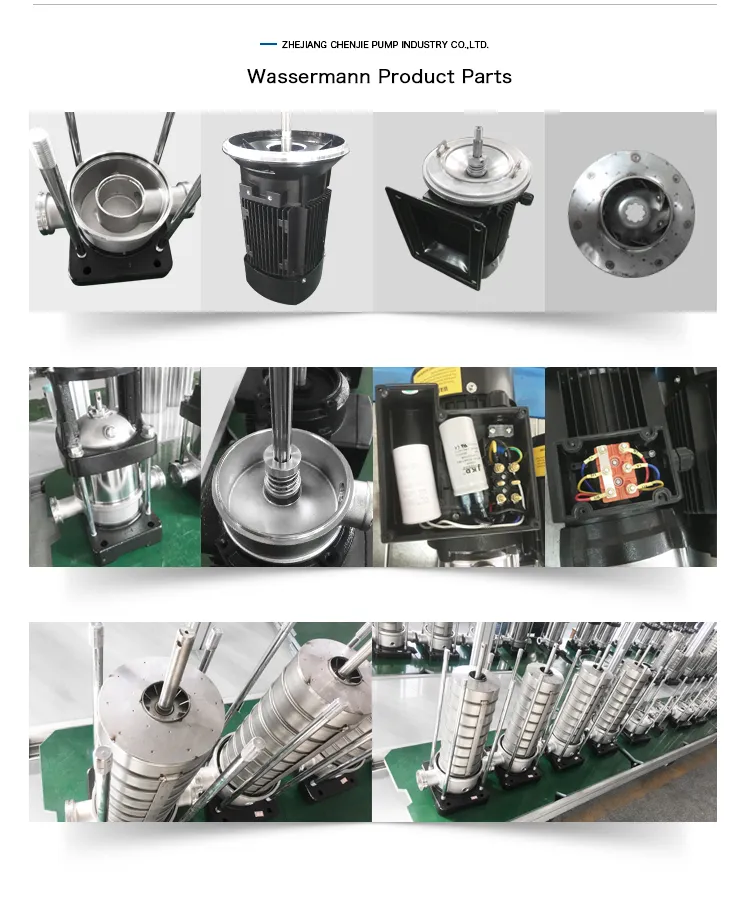 Surface Industrial and Domestic Horizontal Multistage Stainless Steel Booster Centrifugal Water Pump