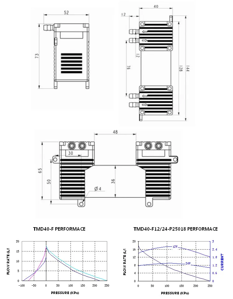 Topsflo Double Head Brushless Mini Air Pump Factory