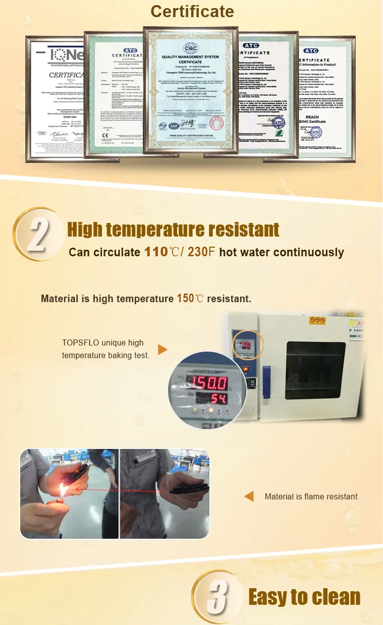 Topsflo Stainless Steel Hot Water Circulation Pump/Beer Brewing Pump