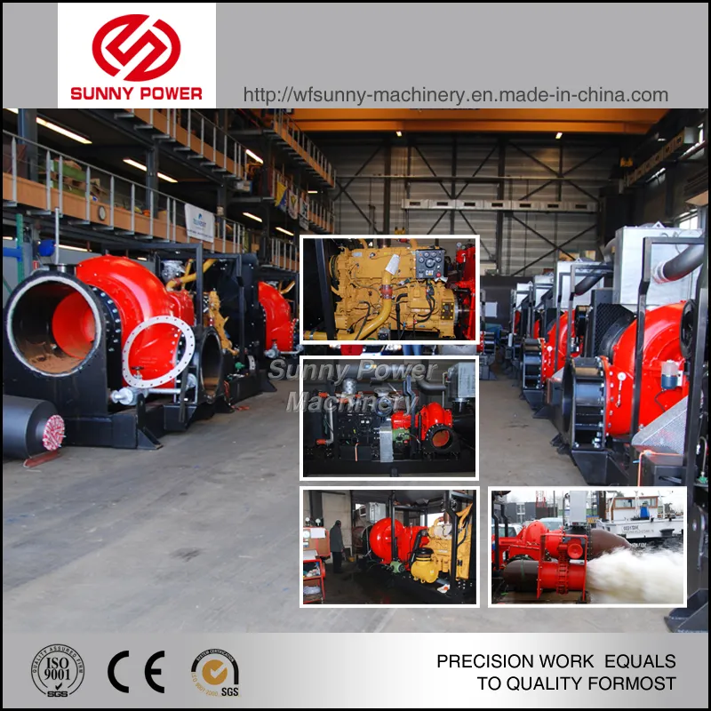 Trailer Mounted Diesel Engine Flooding Control Water Pumps