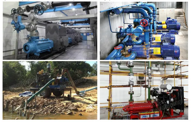 Trailer Mounted Multistage Water Cooler Engine Centrifugal Fire Pump