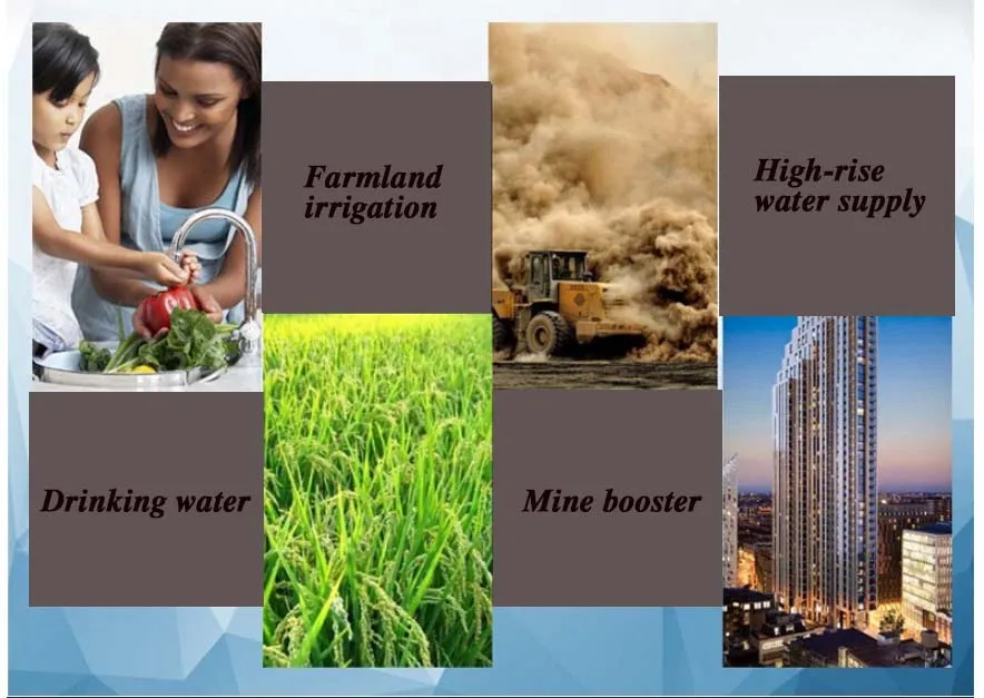 Vertical Stainless Deep Well Submersible Irrigation Bore Hole Water Pump