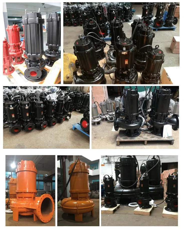Wq Auto Coupling Centrifugal Waste Water Sewage Submersible Sump